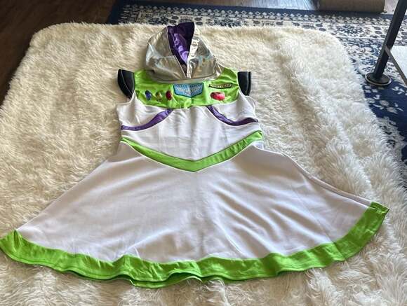 Disney Pixar Dresses & Skirts - Disney Pixar Toy Story Buzz Lightyear Hooded Costume Dress